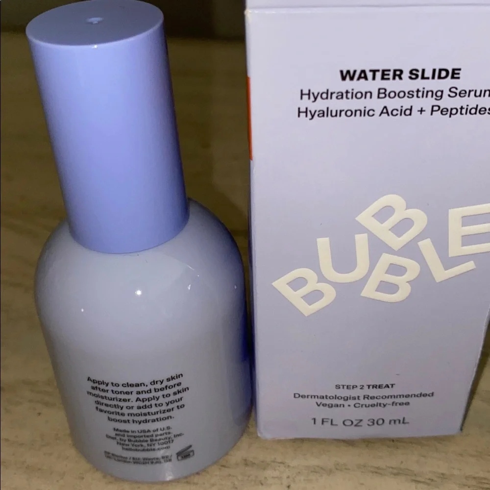 New Skincare by Bubble, Hydrating Serum Waterslide 💦 1Fl. Oz. Cruelty Free